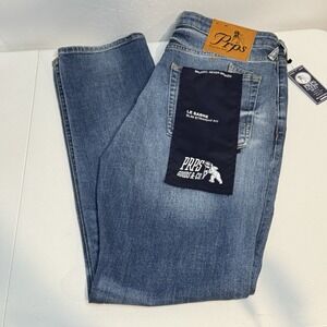 PRPS Jeans Mens Size 34 Le Sabre Japanese Denim Slim Straight Fit Stretch NEW